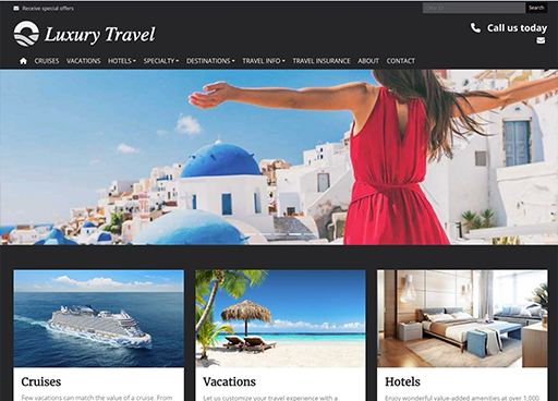 Luxury Template -  Bookable