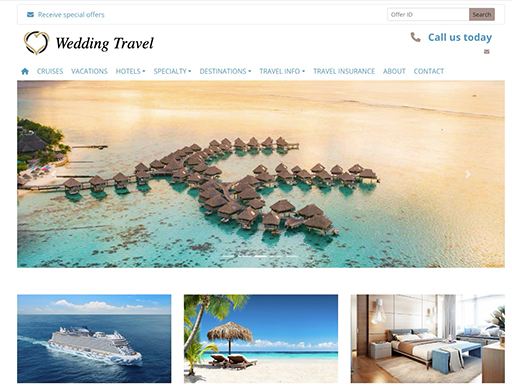 Wedding Template -  Bookable